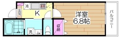 ブランカ   103号室 間取り