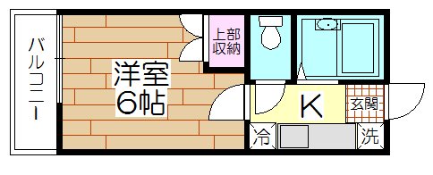 ネット第89  105号室 間取り