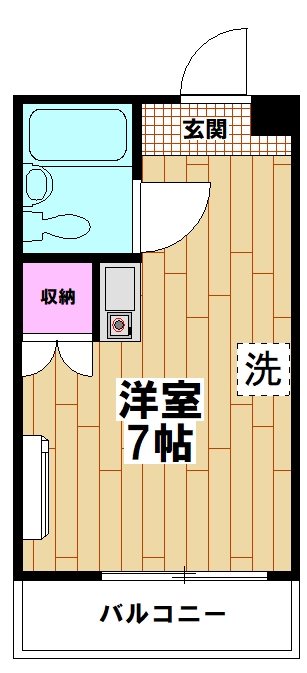 グローバルビュー21 301号室 間取り