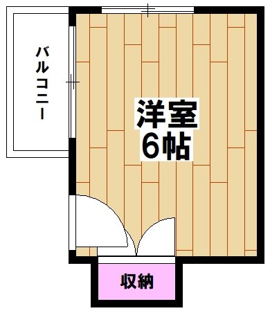 井坂邸 D号室 間取り