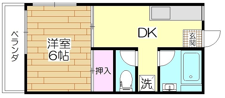 寿コーポ 間取り