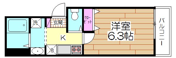 ヴィラ・コンフォールⅢ 間取り
