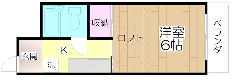 ドミールU  間取り