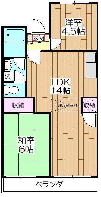 サンアールタニツカB棟 間取り