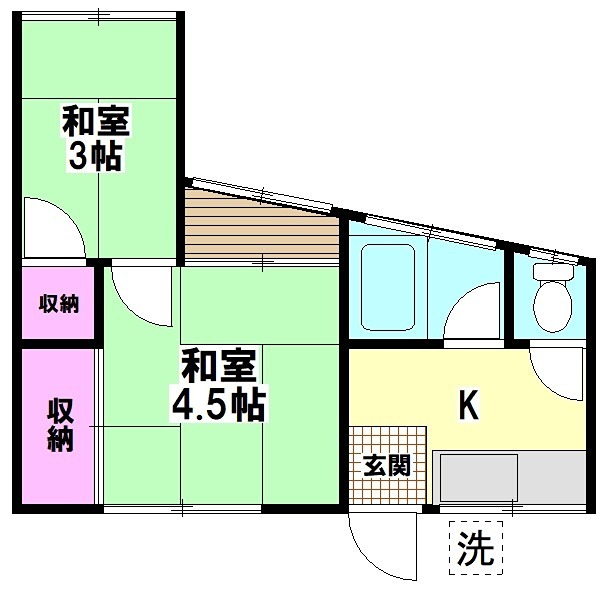 ときわ荘 間取り