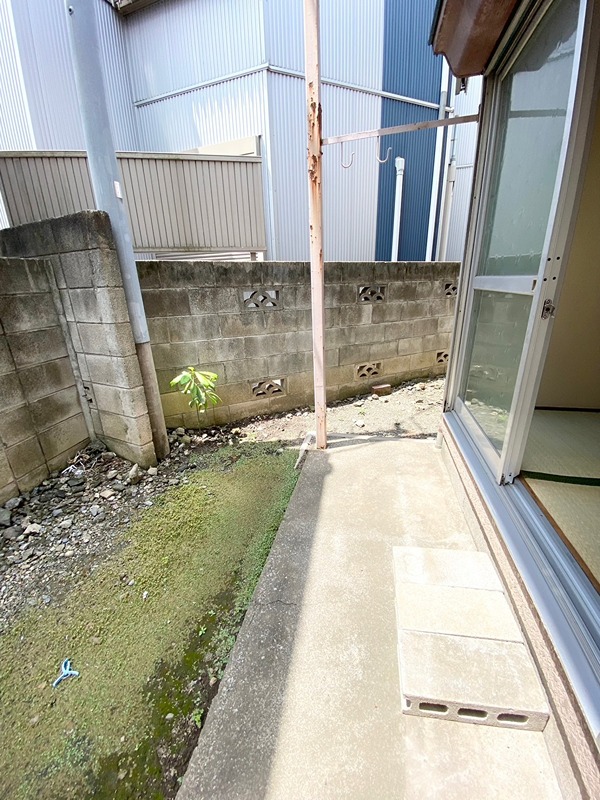 ときわ荘 ベランダ