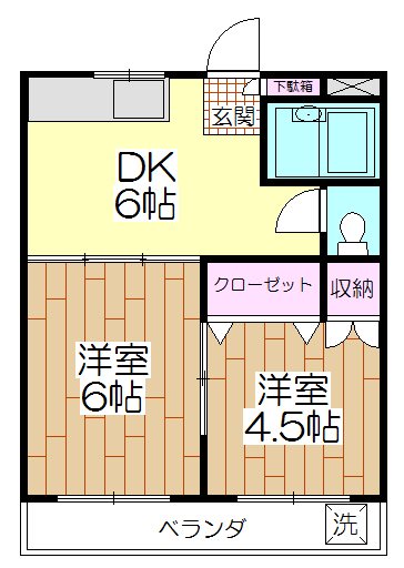 マンション紺利 間取り