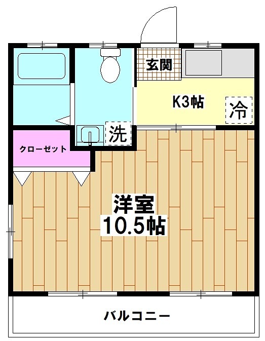 浅古ハイツ 間取り