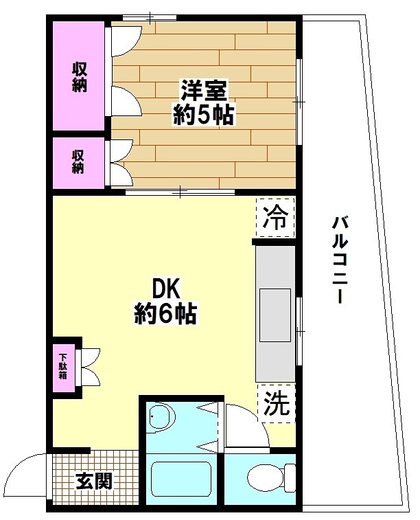 サニーコートU  301号室 間取り