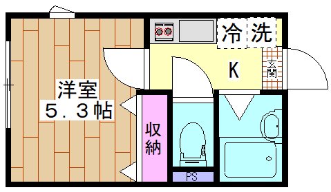 FIORE六町  間取り