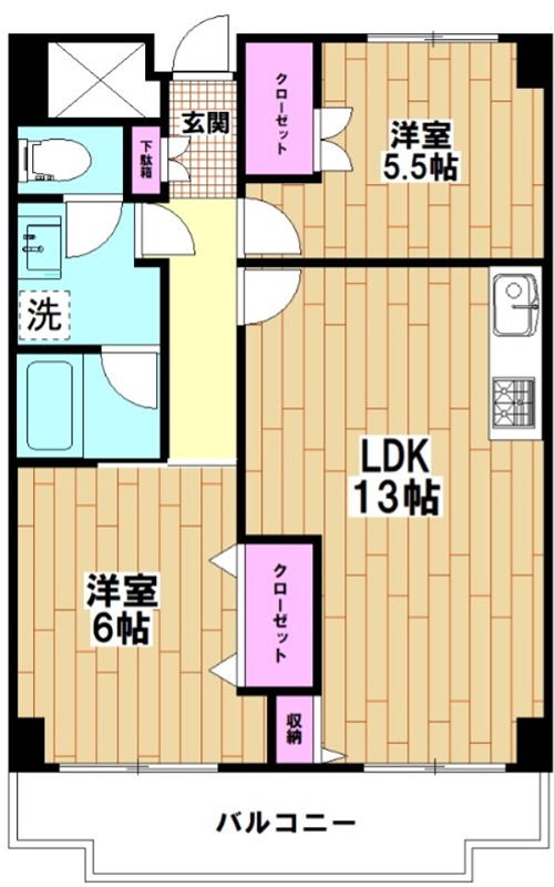 サンファミリー徳岡  間取り