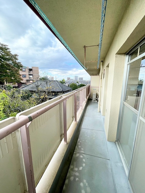 舎人吉岡ハイツ  ベランダ