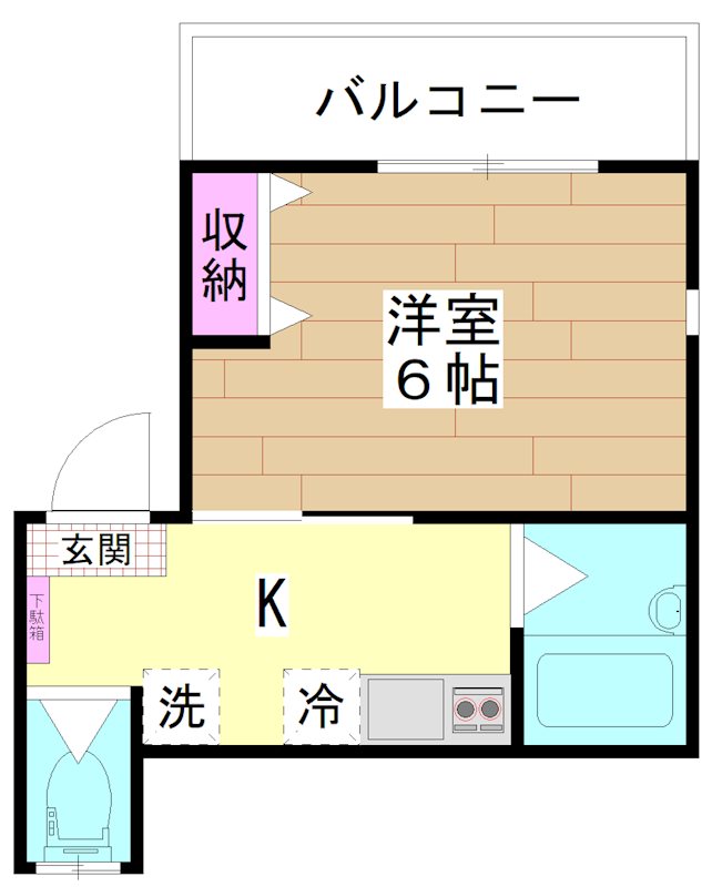 G.FlapⅢ(ジーフラップ３) 間取り