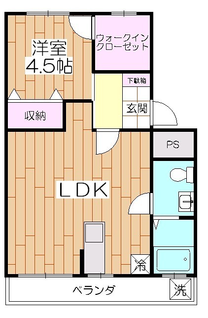 サンアールタニツカＡ棟   間取り