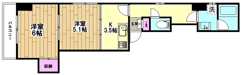 グランドゥールI＆Y 間取り