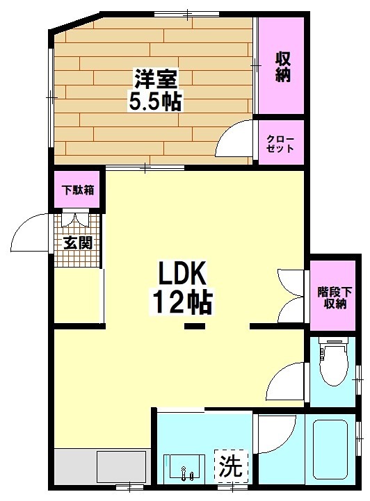 西伊興貸家 間取り