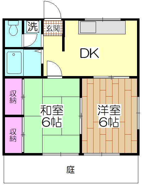 エステートピアK  間取り
