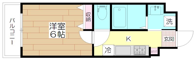 ＧＬＯＲＩＯＵＳ.Ｆ.Ｋ 間取り