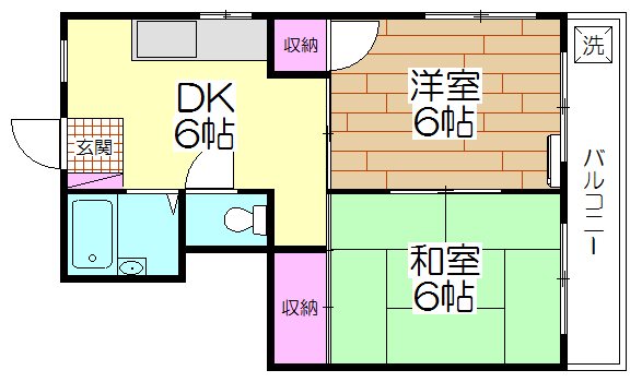 メゾン中台  間取り