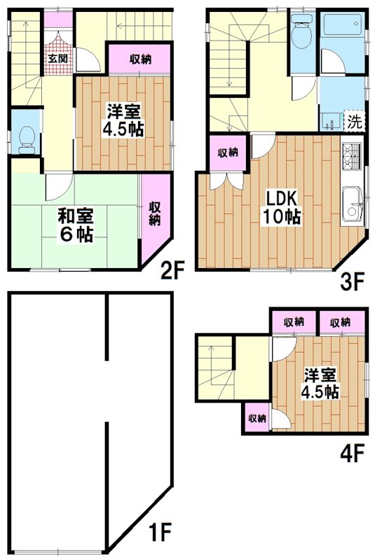 梅田7丁目戸建 間取り