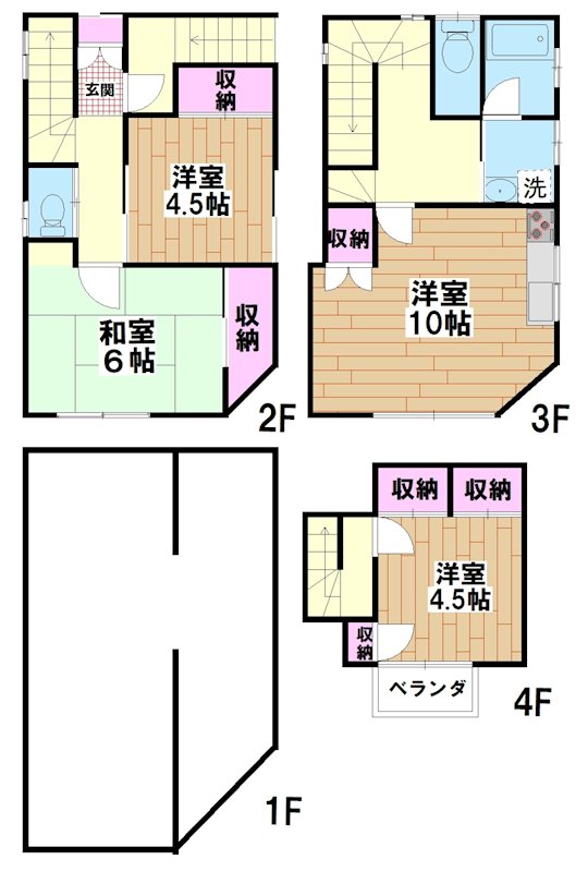 梅田7丁目戸建 間取り