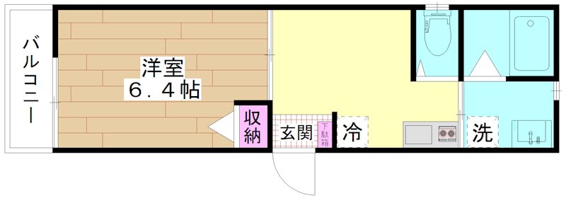 G.Flap(ジーフラップ) 間取り