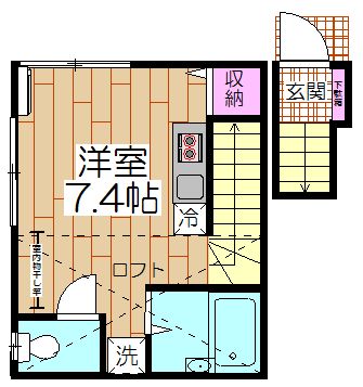 フェリシテ北千住 間取り