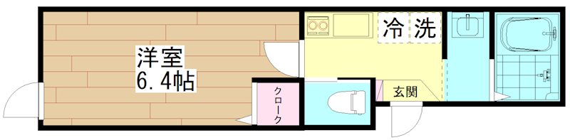 G.Flap北千住Ⅱ 間取り