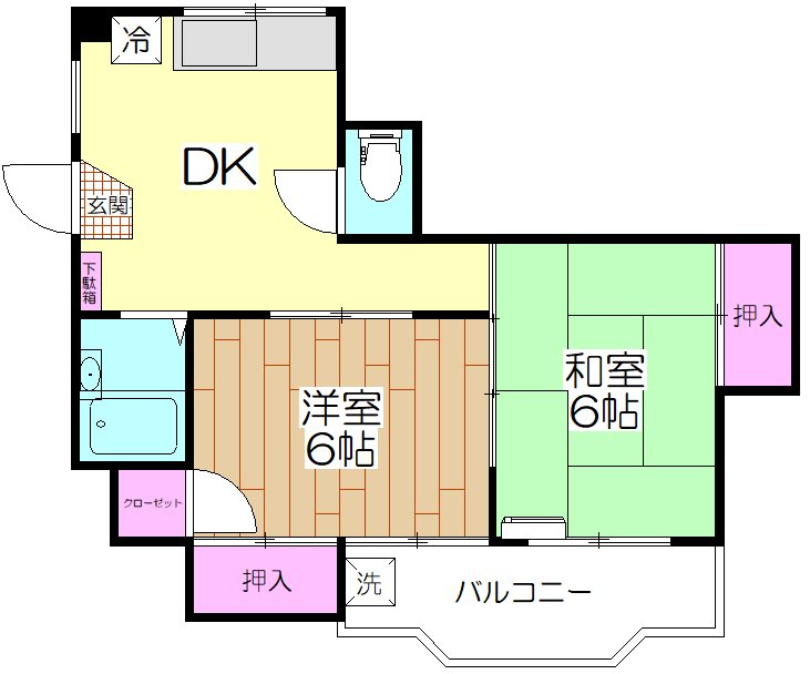 メゾン中台 間取り