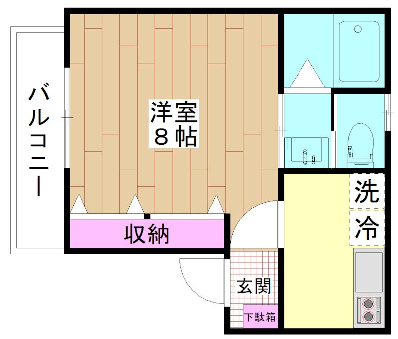 カスケード    間取り