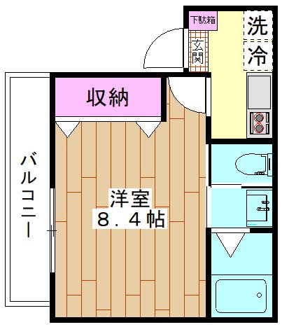カスケード    間取り