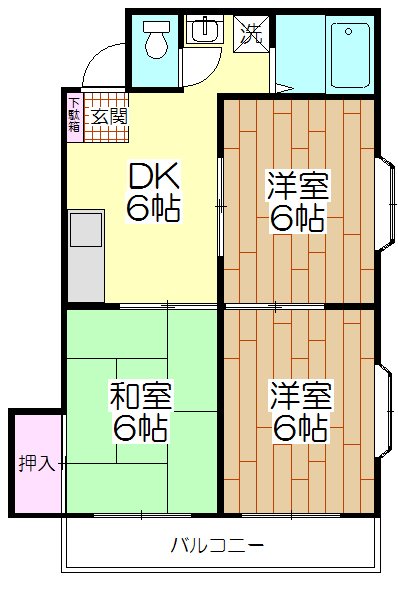 梅島第3ビル 間取り