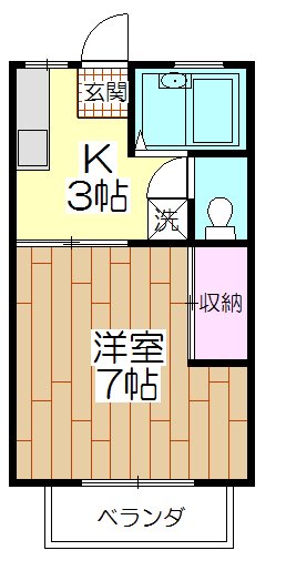 竹ノ塚ハイツ  間取り