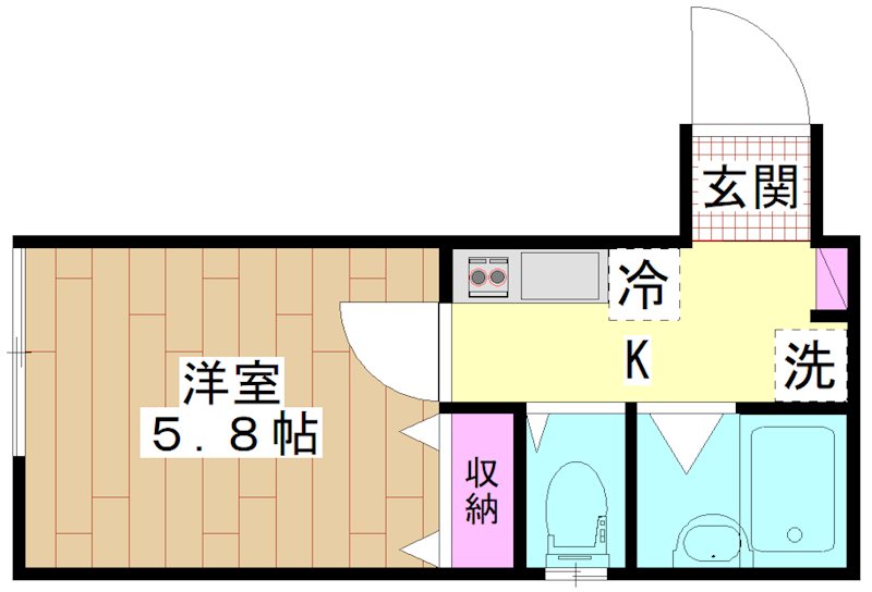 FIORE六町   間取り
