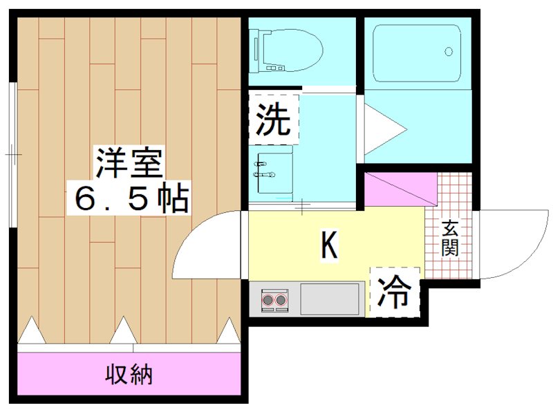 グリュック2    間取り
