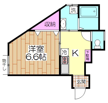 イーストパーク梅島 間取り