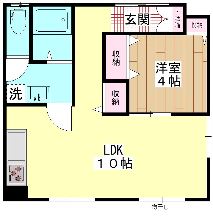 ホワイトハイツ 間取り