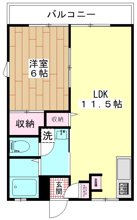 サンシティシマネ   間取り