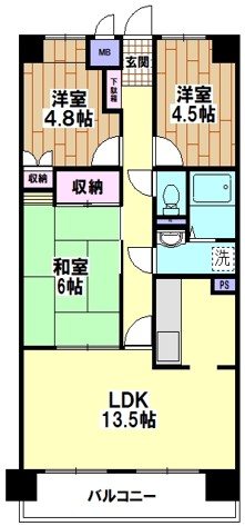 ヴィラコヤス弐番館 間取り
