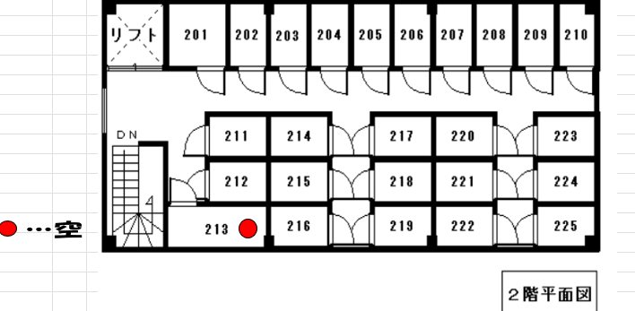 アメリカンレンタルスペース　梅田店 間取り