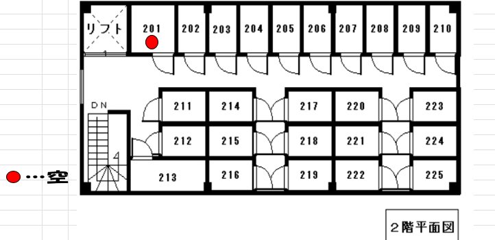 アメリカンレンタルスペース　梅田店 間取り