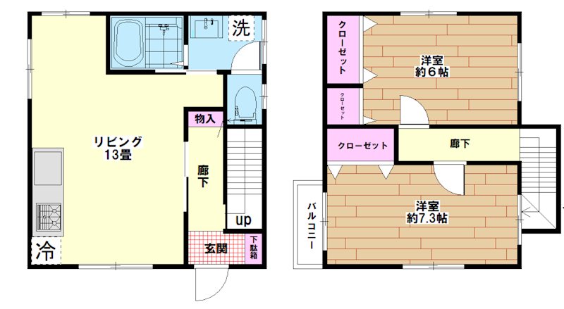 ルヴァン梅田戸建 間取り