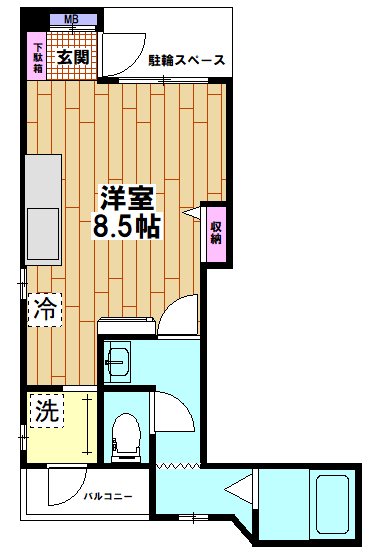 興野戸建1F 間取り