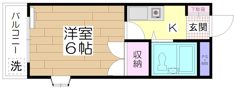 オレンジハイツ   間取り