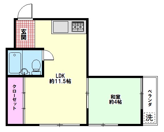 宮前マンション   間取り