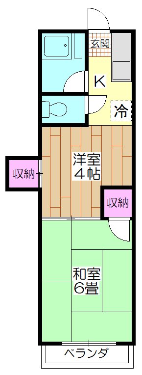 第二浅井ハイツ  間取り