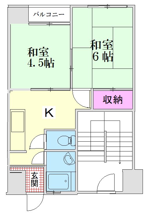 三昌ハイツ   間取り