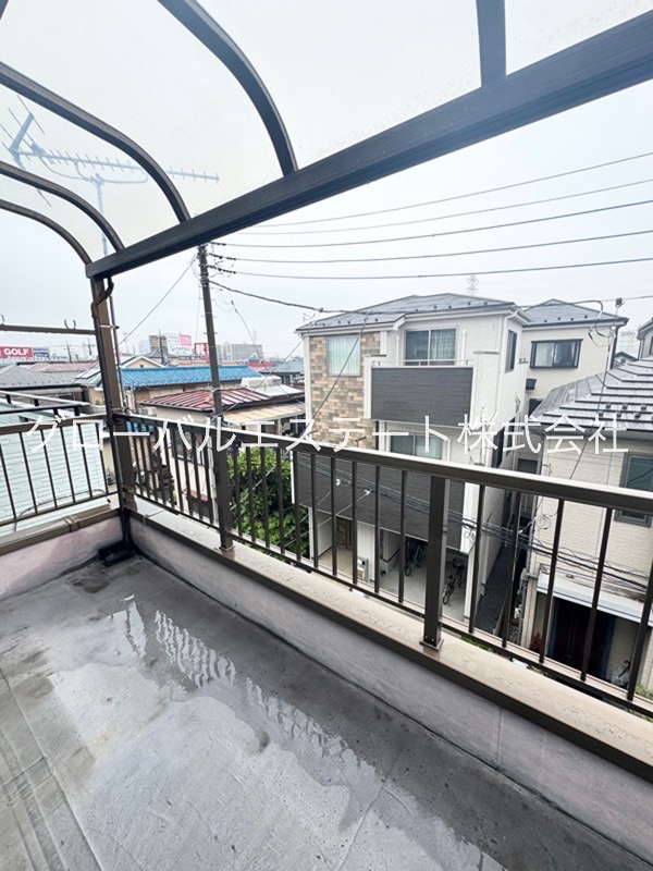 草加市西町戸建 ベランダ