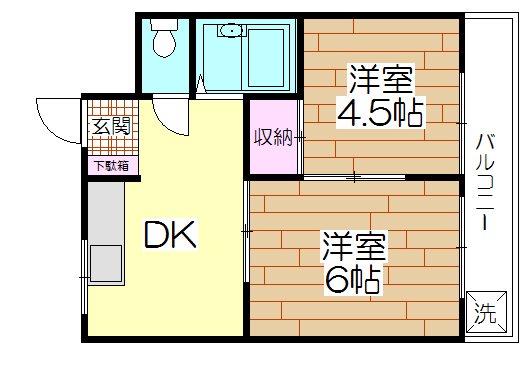 メゾンドール梅島 間取り
