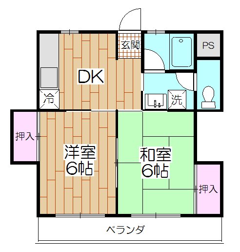 サンハイムコーワ 間取り